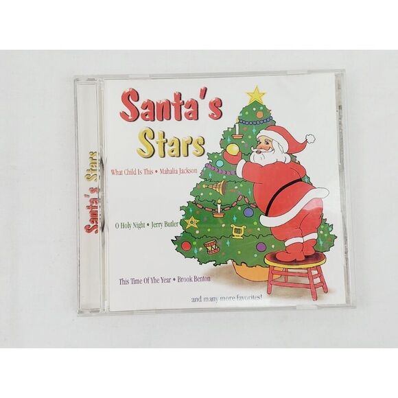 Santa’s Stars Holiday Music CD Mahalia Jackson Rosemary Clooney - Picture 1 of 3
